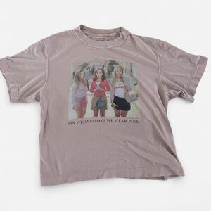 Mean Girls Abercrombie Graphic Tee - Pink 100% cotton